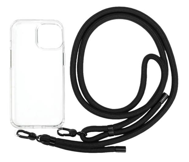 Mobile Origin Lanyard Case do iPhone 15 clear LYC-S-CLR-15 - 1248786 - zdjęcie 2